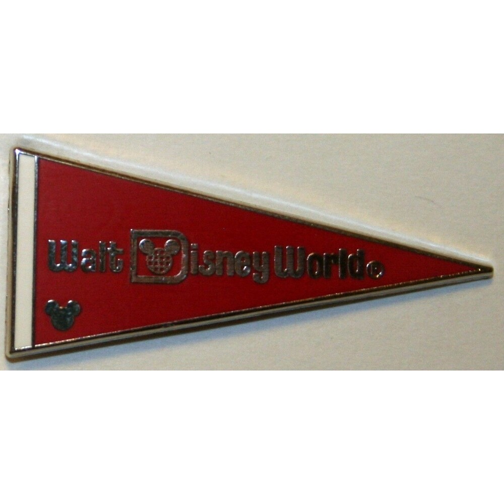 WDW - 2010 Hidden Mickey Series - WDW Pennant - Red